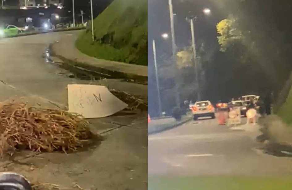 Una persona decidió advertir a otros sobre un retén en Villa Carmenza. La controversia está servida y las redes sociales están divididas con opiniones sobre su actuar.