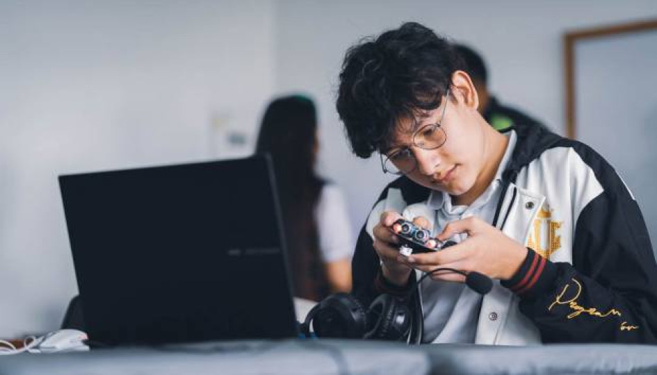 Foto I LA PATRIA  Foto I Cortesía Unimedios Manizales I LA PATRIA  Estudiantes de colegios en formación en aulas STEM. Así resalta la Universidad Nacional de Colombia labores de sus sede en Manizales, durante un año con Leopoldo Múnera al frente de la Rectoría.