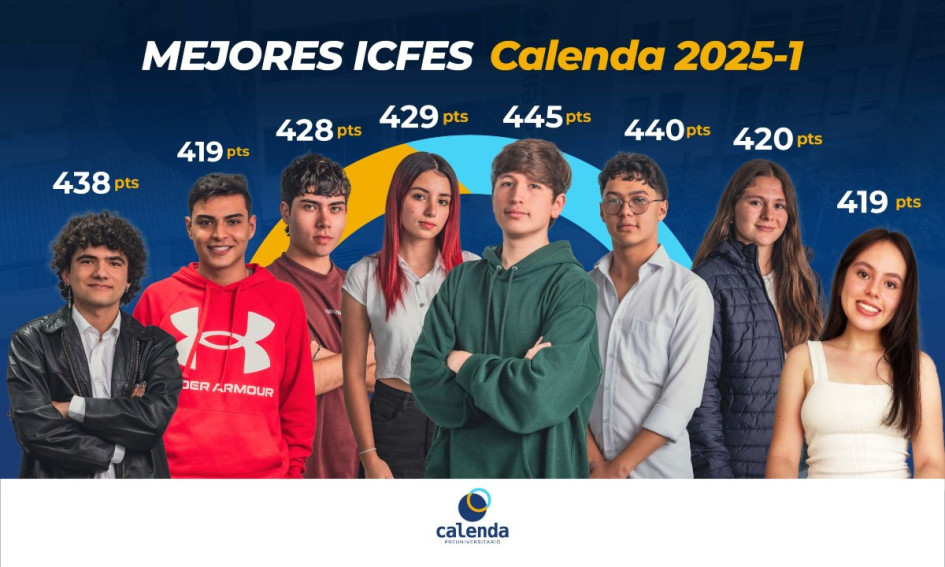 Estudiantes de la foto principal, que obtuvieron puntajes superiores a 400