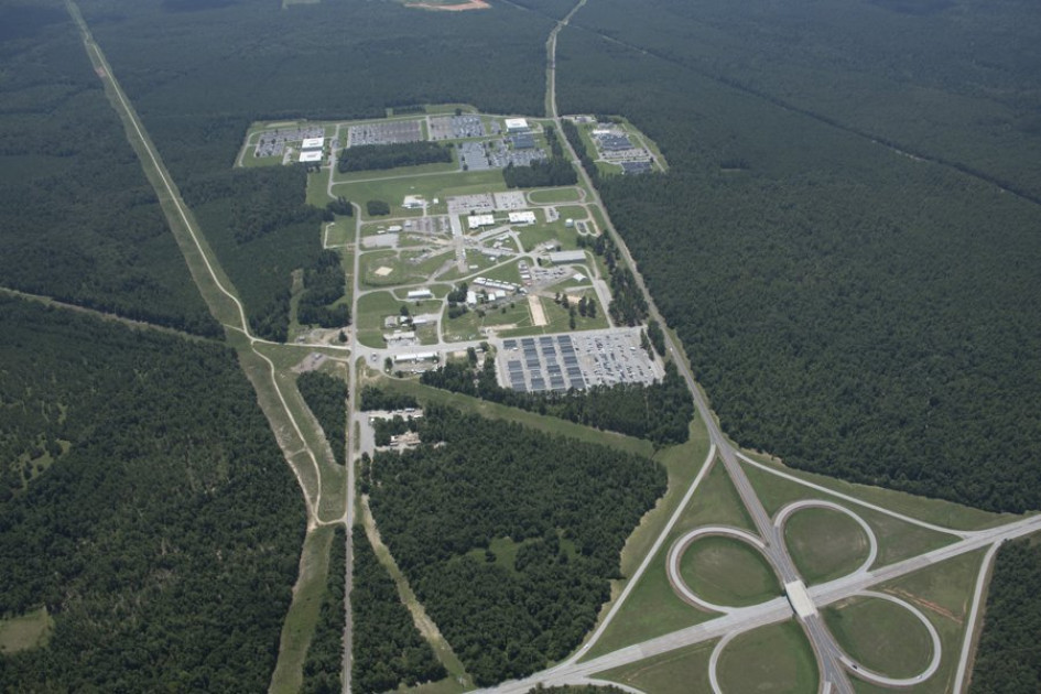 - Fotografía aérea del 8 de abril de 2025 cedida por Savannah River Site de la instalación nuclear del gobierno estadounidense ubicada cerca de Aiken en Carolina del Sur (Estados Unidos).