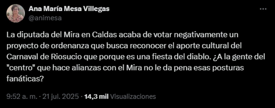 “¿A la gente del centro no le da pena?”
