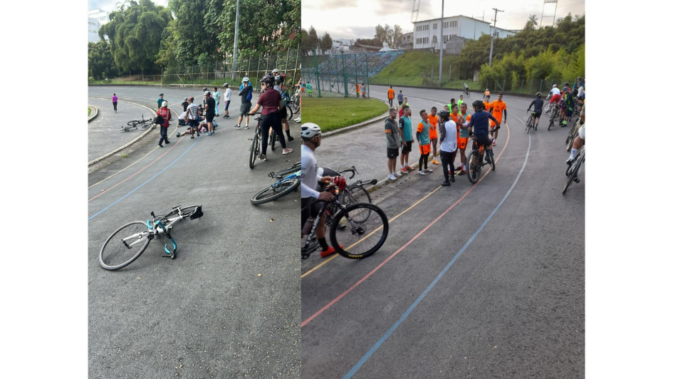 El accidente que ocurrió el pasado 29 de junio con las patinadoras. También este viernes (4 de julio) se dio otra situación por la caída de un balón.