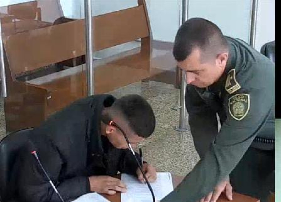 El sujeto no aceptó los cargos.