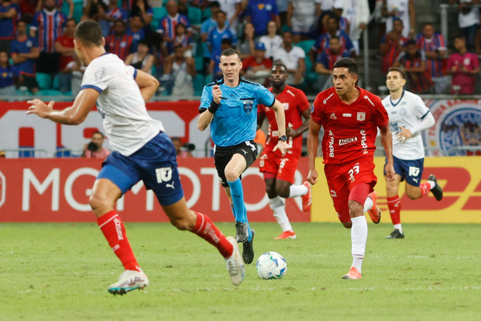 América de Cali empató 0-0 con Bahía en Brasil por la idea del repechaje de la Copa Sudamericana. 