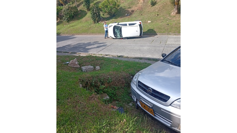 El accidente ocurrió en el barrio Bajo Prado de Manizales.