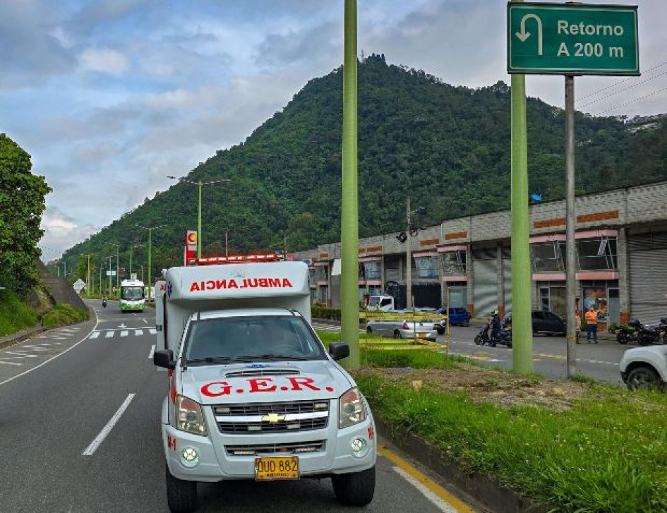 Foto| GER| LA PATRIA  Sentido Los Cámbulos - La Enea, sector Parque Centro, lugar del accidente.