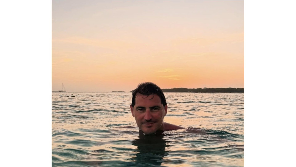 El exportero español, Iker Casillas en Colombia. 