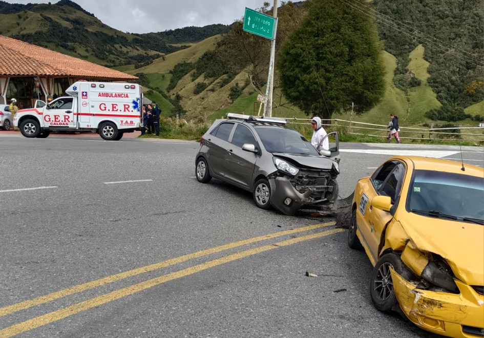 El choque más reciente