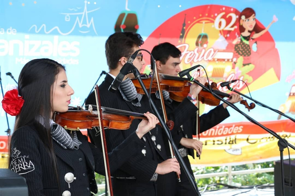 Foto | Cortesía | LA PATRIA    Mariachi de mi tierra ha acompañado eventos y fiestas como la Feria de Manizales.