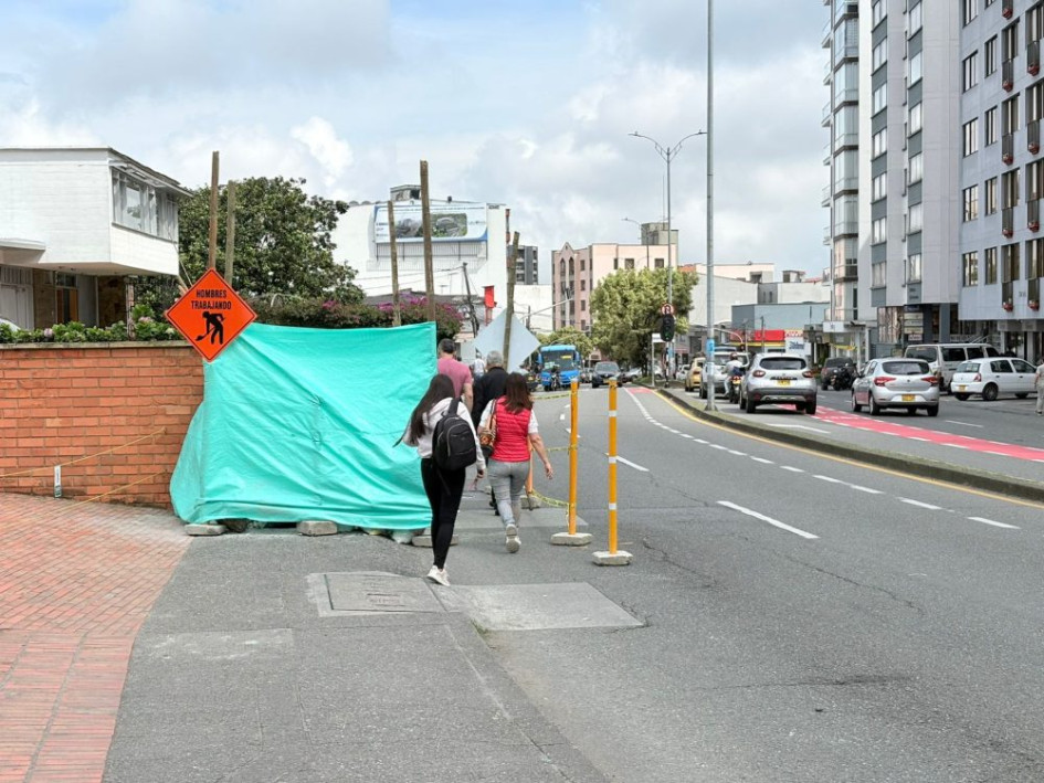 En la avenida Santander, sentido Centro - Cable. 