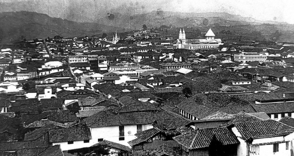 Así lucía Manizales, antes del incendio de 1925.