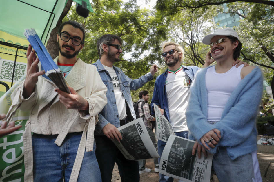 Los integrantes de la banda colombiana Morat se encuentran por estos días en Ciudad de México (México).