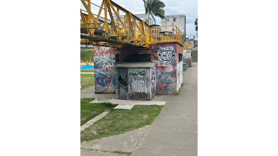 Este es el punto donde las personas hacen sus necesidades.