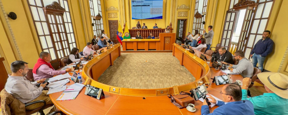 El encuentro se realizó en el recinto con la presencia del contralor de Caldas.