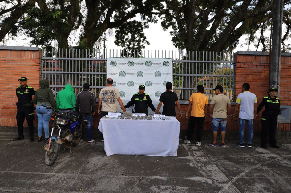 La Policía capturó a siete miembros de la banda por orden judicial, y a otra persona en flagrancia.