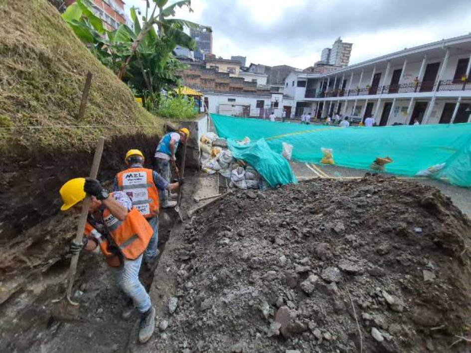Obras que comienzan en la sede principal del colegio Gran Colombia, uno de los 53 con intervenciones este año en Manizales.