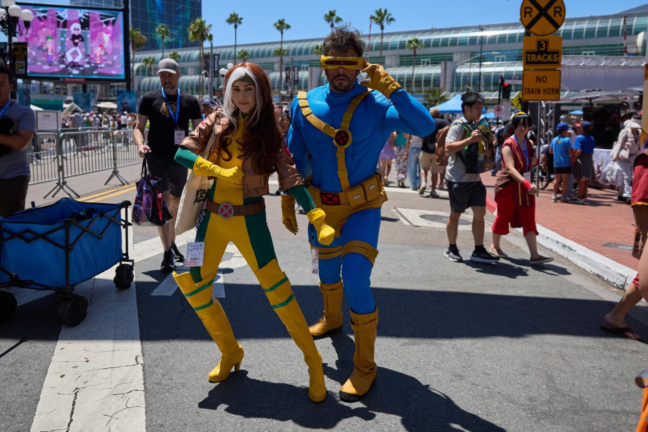 Cosplay de personajes de X-Men, una saga que marcó huella en sus aficionados.