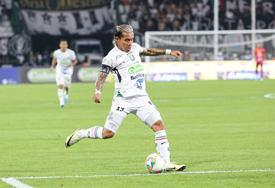 Dayro Moreno, el goleador del Once Caldas que ya suma 250 goles en la Liga colombiana y 363 en su carrera.