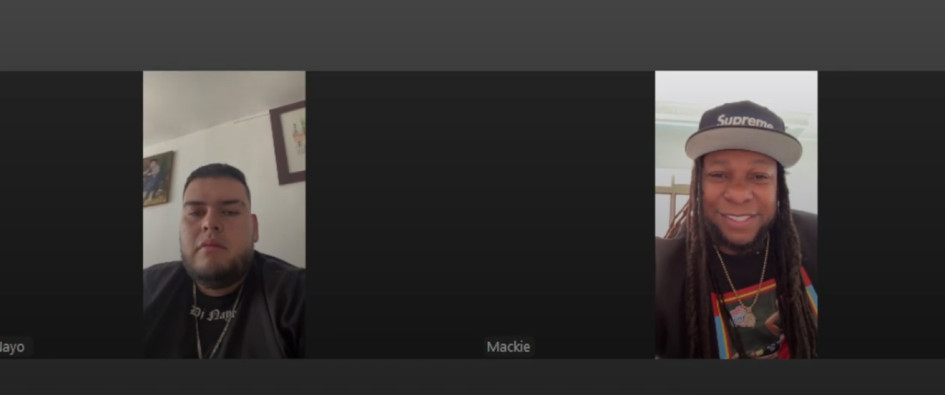   Los artistas de reggaetón DJ Nayo y Mackie