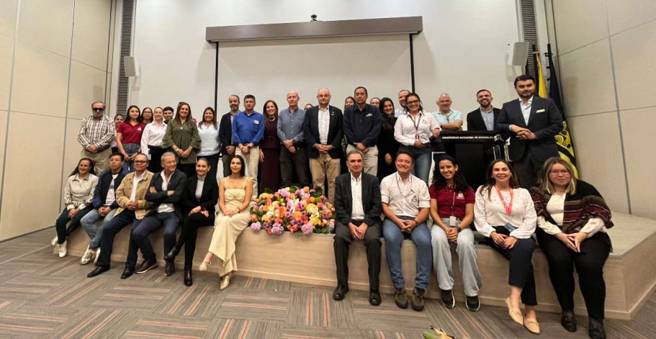 Integrantes e investigadores del proyecto Comunidad, entre la Unión Europea, Cenicafé y la Universidad Autónoma de Manizales.