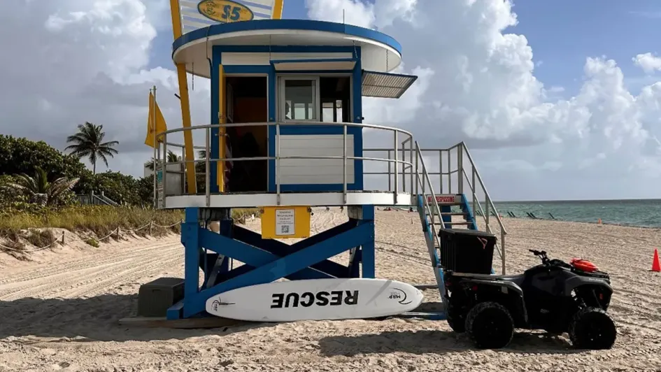 El ataque ocurrió en una playa de la Florida.