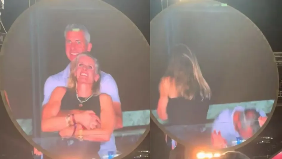 El video en cuestión muestra a Byron, casado y con hijos, y una mujer a la que abraza -Cabot- que se esconden de la cámara al darse cuenta de que eran mostrados en la popular ‘kiss-cam'.