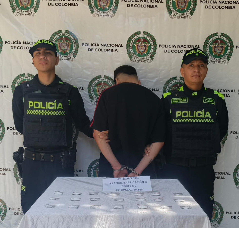 Uno de los 4 detenidos.
