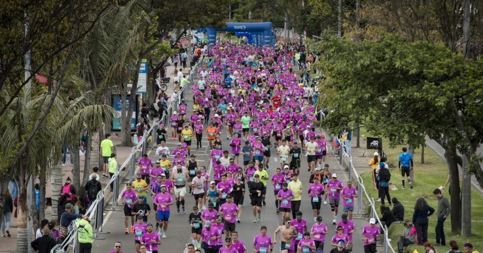 Bogotá celebró este domingo la edición número 25 del Medio Maratón