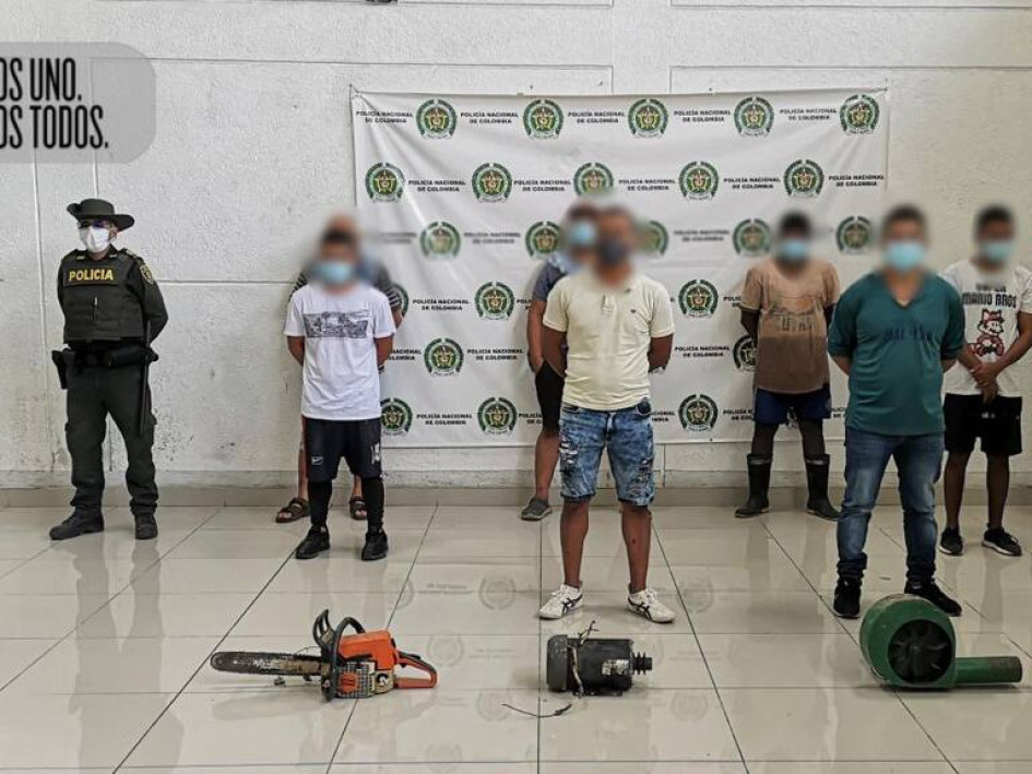 Los mineros, el día de la captura.