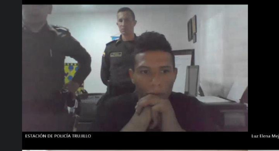 Foto| LA PATRIA  Jhon Fredy Valencia Osorio, detenido en Trujillo (Valle).