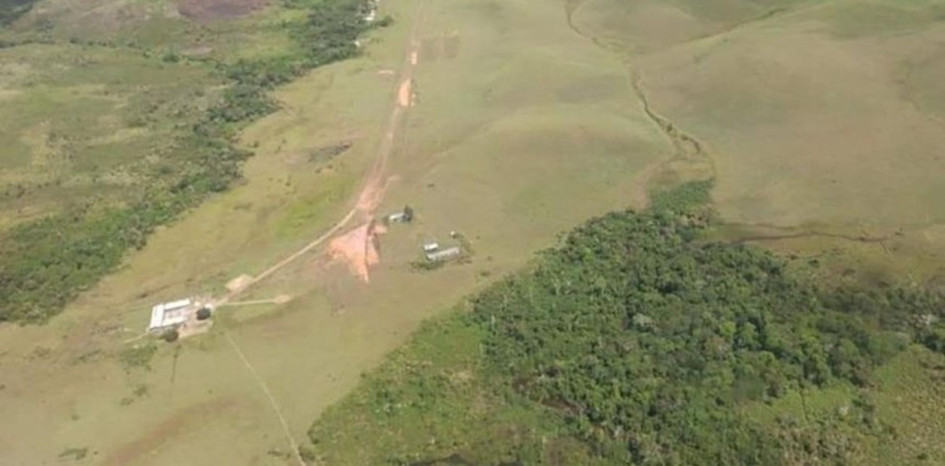 Zona del Amazonas venezolano donde cayó el avión.