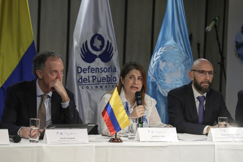 La Defensora del Pueblo de Colombia, Iris Marín, presentó el informe junto a sus homólogos de Costa Rica y Panamá.