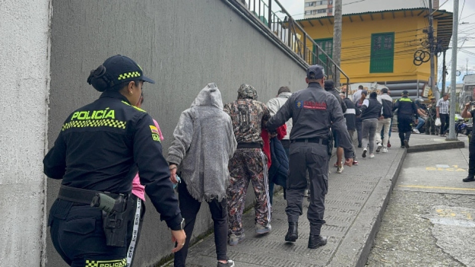 La banda fue detenida en diferentes lugares