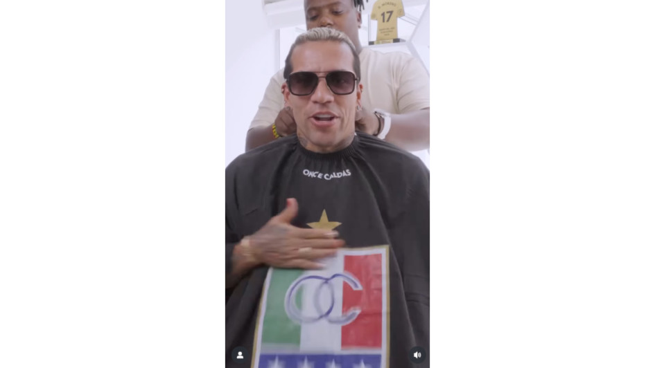 Con un video, Dayro Moreno aprovechó la fuerte rivalidad entre el Once Caldas y el Deportivo Pereira y provocó a la hinchada matecaña, antes del clásico cafetero.