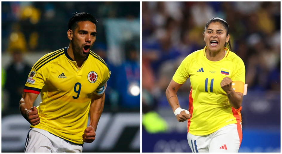 Radamel Falcao García y Catalina Usme son los máximos goleadores históricos de las selecciones Colombia masculina y femenina. Respectivamente, tienen 36 y 62 tantos.