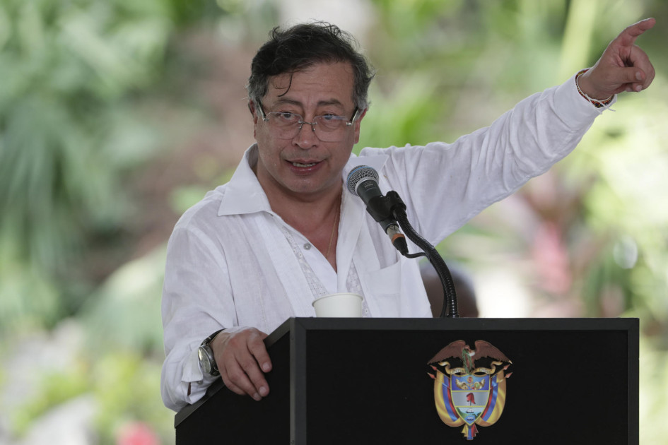 Gustavo Petro, presidente de la República de Colombia (2022-2026).
