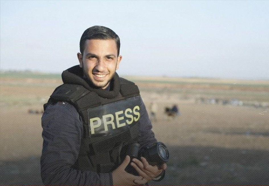 El periodista palestino Anas al Sharif, quien fue asesinado. 