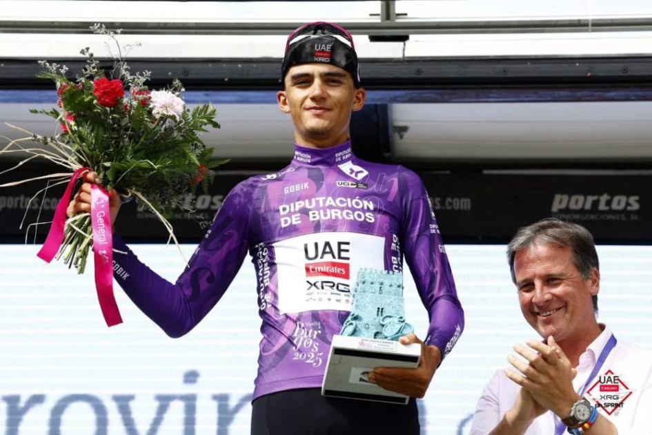 El mexicano Isaac del Toro, gran campeón de la Vuelta a Burgos 2025. 