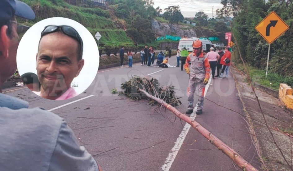 Jorge Albeiro García Orozco no alcanzó a ver la rama atravesada en la vía y murió tras caer en la vía.