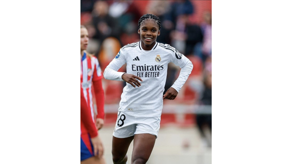 La jugadora colombiana del Real Madrid, Linda Caicedo. 