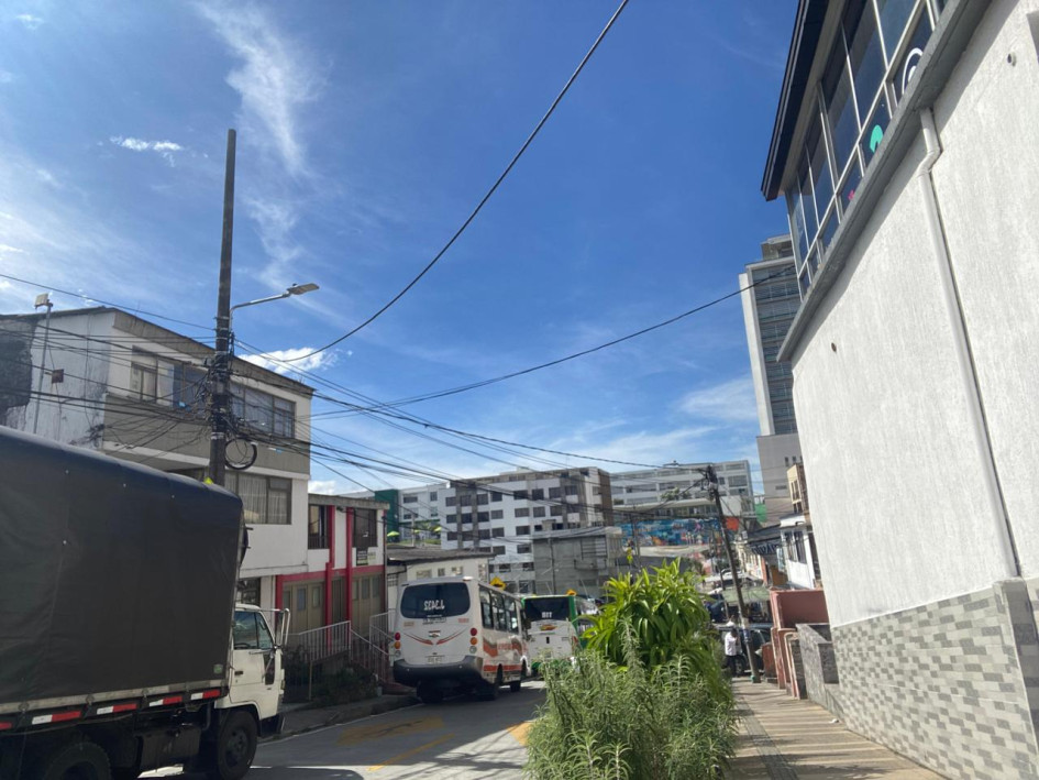 Así estaban los vehículos estacionados la semana anterior.