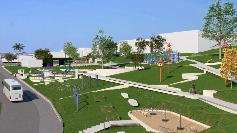 Los renders de lo que será el Parque de las Mascotas. 