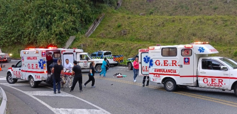 El accidente de esta tarde.