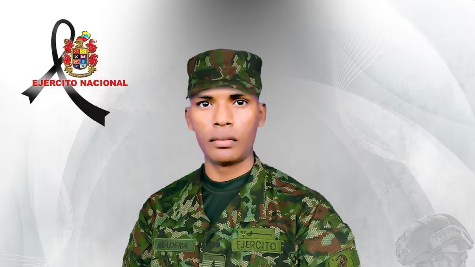 El Clan del Golfo asesinó al soldado Adrián Camilo Madera Tapia en Montecristo (Bolívar).