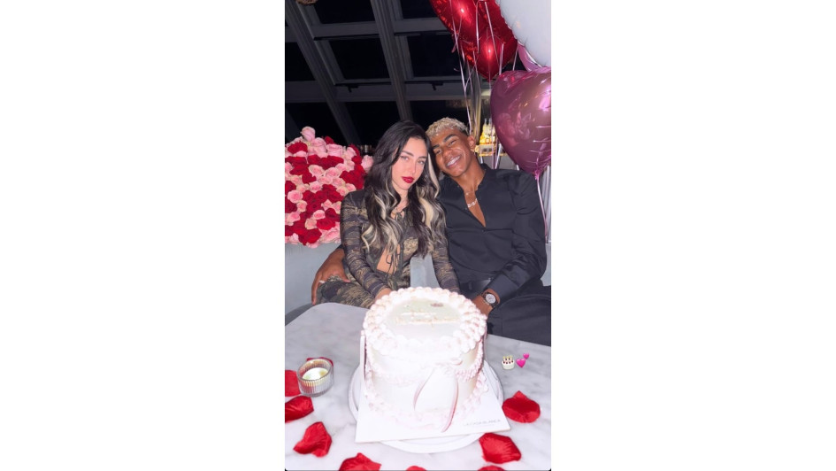 El delantero estrella del Barcelona, Lamine Yamal, y la cantante argentina Nicki Nicole.