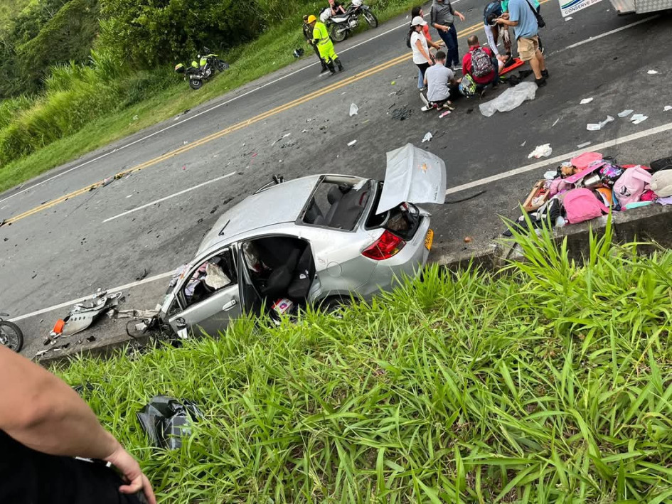 11 ocupantes de carros particulares murieron entre enero y junio en Caldas.