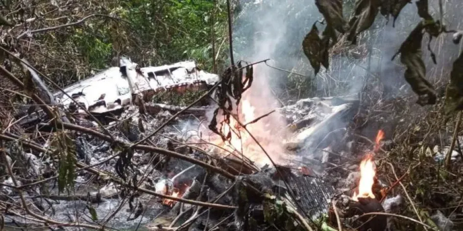 El siniestro ocurrió esta tarde cuando la aeronave cubría la ruta entre Tiquié y Mitú