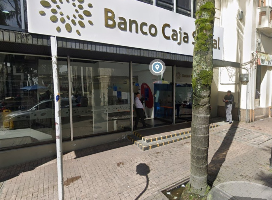 Foto| Google maps|LA PATRIA  En un cajero de este banco fue el cambiazo.