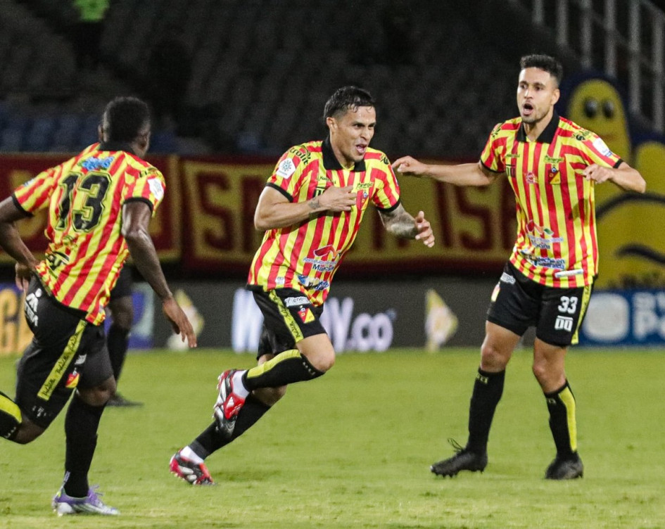 Los goles del Deportivo Pereira fueron de Juan David Ríos y Samy Merheg 