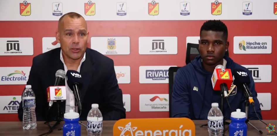 Dudamel, técnico del Deportivo Pereira explicó porque no juegan con más frecuencia Darwin Quintero y Yesus Cabrera juntos en ataque 